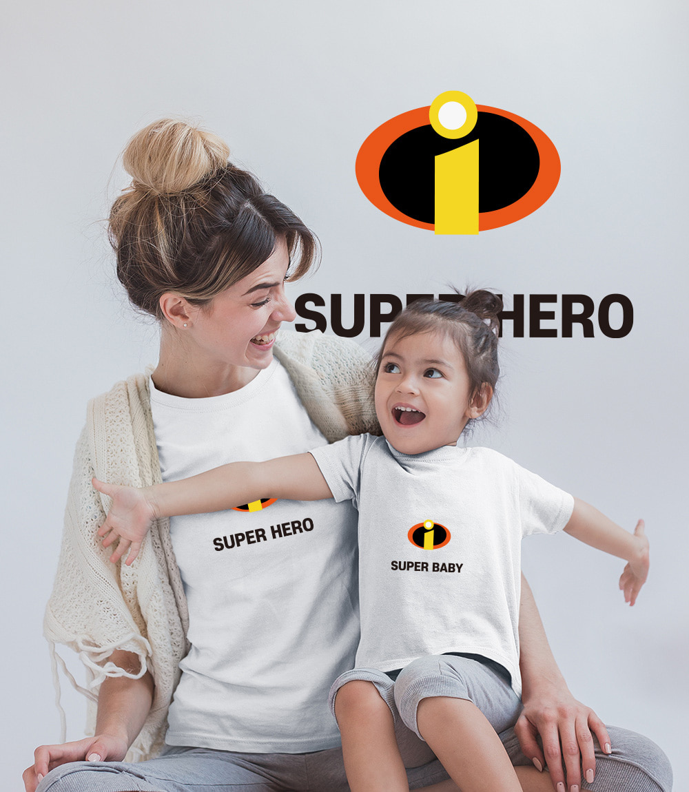 220 가족티 인크레더블 패밀리 